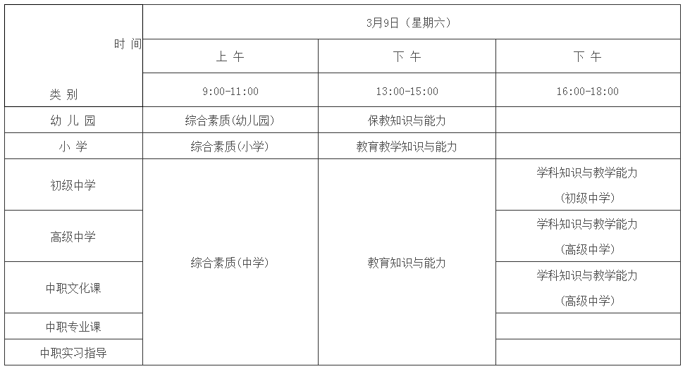 安徽省2024年上半年中小学教师资格考试笔试公告